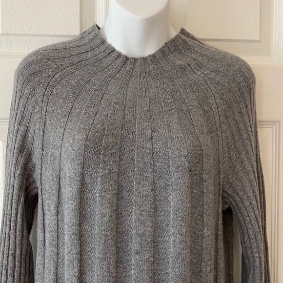 Anthropologie Arsenau Sweater Dress, Grey, Small - Picture 5 of 14